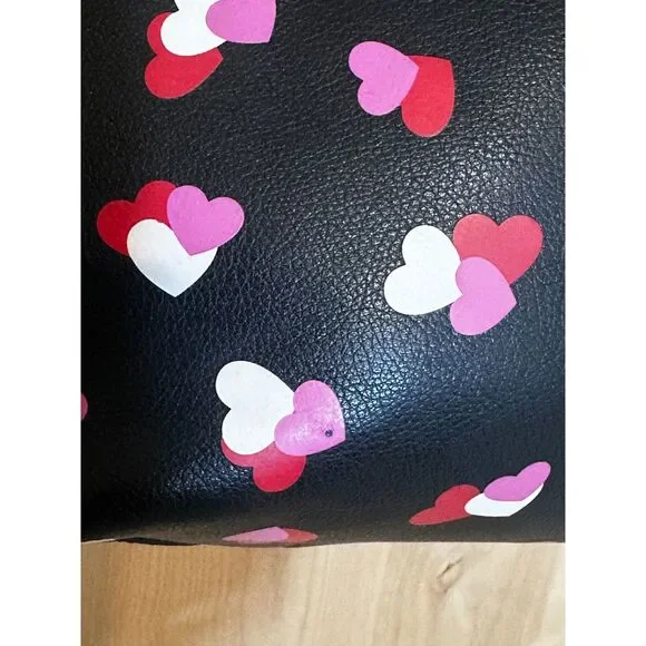 Kate Spade New York Flutter Hearts Large Reversible Tote Bag EUC ☔️ - Picture 4 of 11